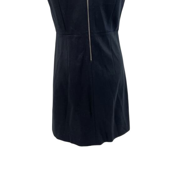 Diane von Furstenberg Carrie Sleeveless Ponte A-line Dress Black Size 6 - Picture 10 of 13